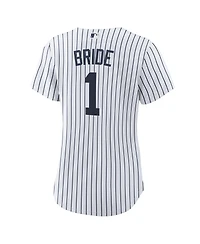 Nike Women's White New York Yankees 1 Bride Home Replica Jersey