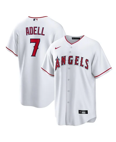 Nike Men's Jo Adell White Los Angeles Angels Home Replica Jersey