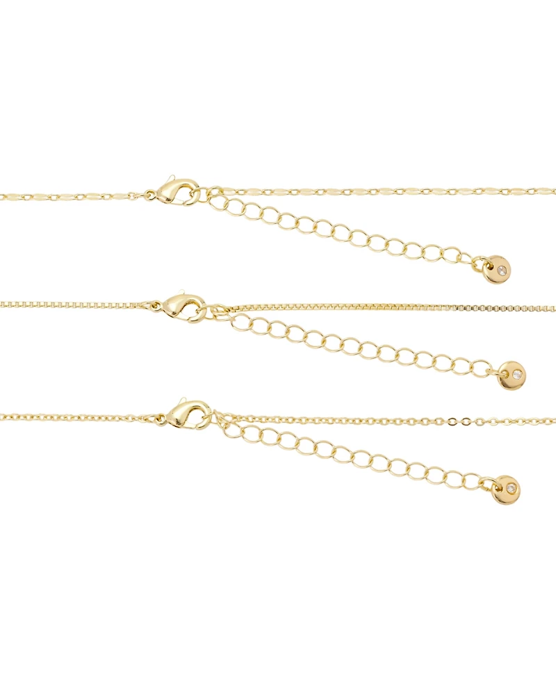 Unwritten Cubic Zirconia Sea Life Pendant Layered Necklace Set