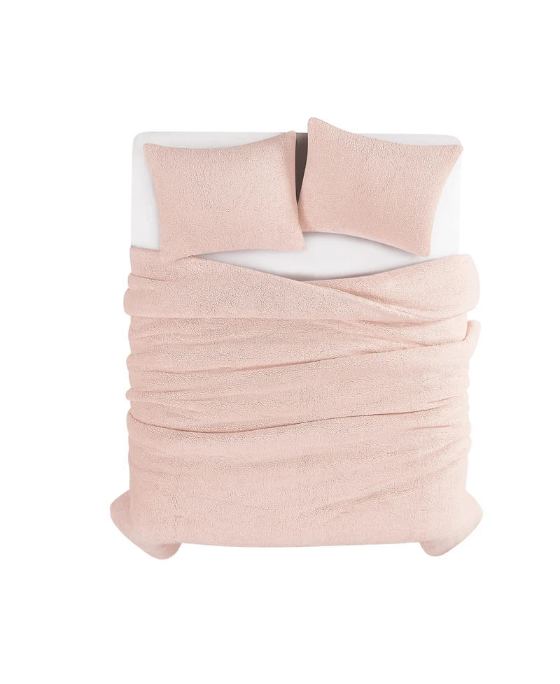 Brooklyn Loom Marshmallow Sherpa 3-Pc. Comforter Set