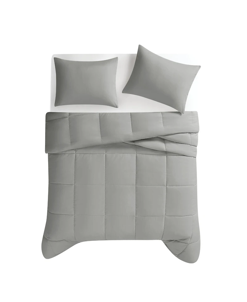 Truly Soft Green Solid 3-Pc. Comforter Set, Full/Queen