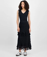 And Now This Women's Lace Tiered Maxi Skirt, Exclusively at Macy's