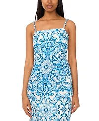 Parker Women's The Willa Beaded-Strap Paisley-Print Dress