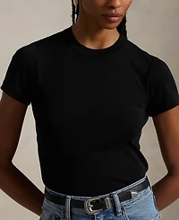 Polo Ralph Lauren Women's Ribbed Cotton Tee