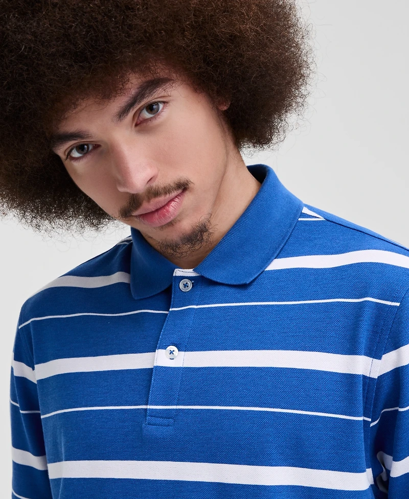Club Room Men's Fred Striped Polo Shirt, Exclusively at Macy's