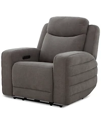 Kristyan Fabric Power Recliner with Headrest Zero Wall & Heat Massage, Exclusively at Macy's