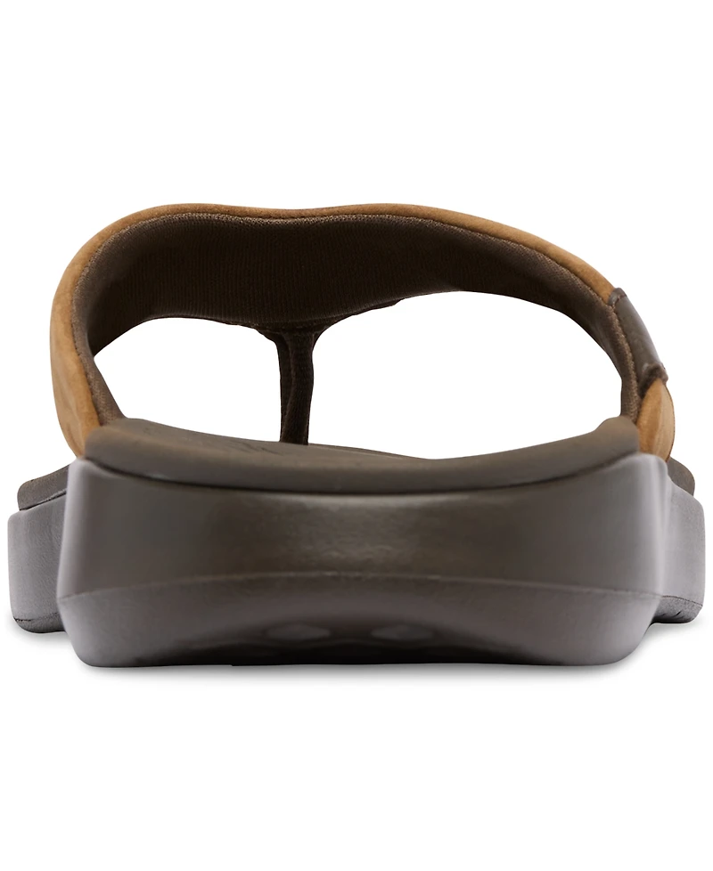 Columbia Men's Boatside Leather Lightweight Flip Flop Sandals