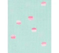 Carter's Toddler Girls 2-Pc. Cupcake Loose-Fit Pajamas