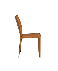 Set of 2 All Stacking Chairs for Dining Room Office or Event Seating