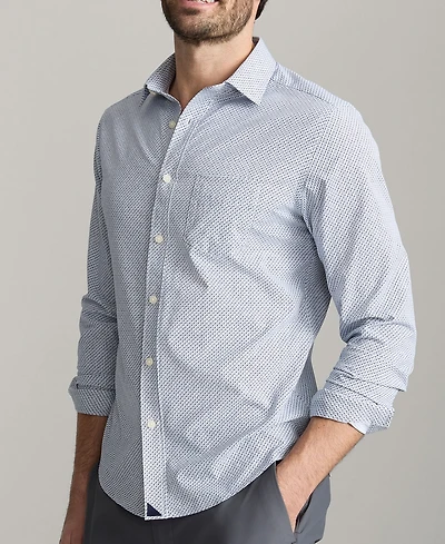 UNTUCKit Men's Slim Fit Performance Teramo Short Sleeve Button Up Shirt