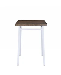 Square Manufactured Wood Bar Table with Sturdy Design