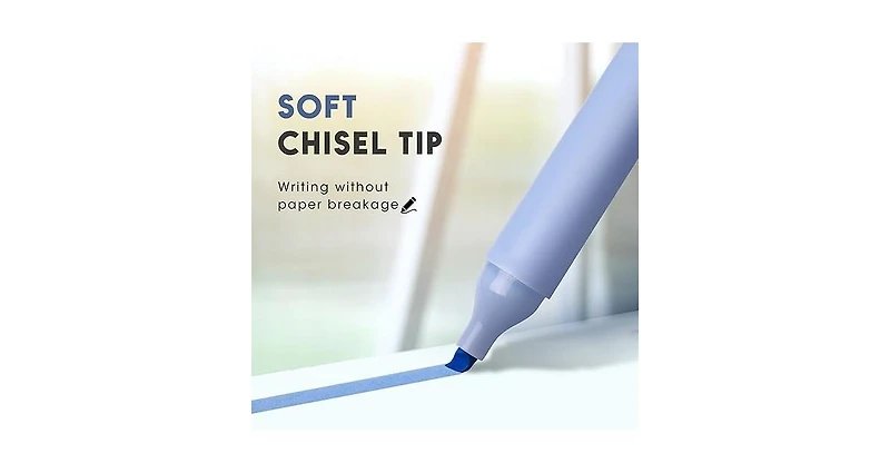 Writech Pastel Soft Chisel Highlighters 10CT