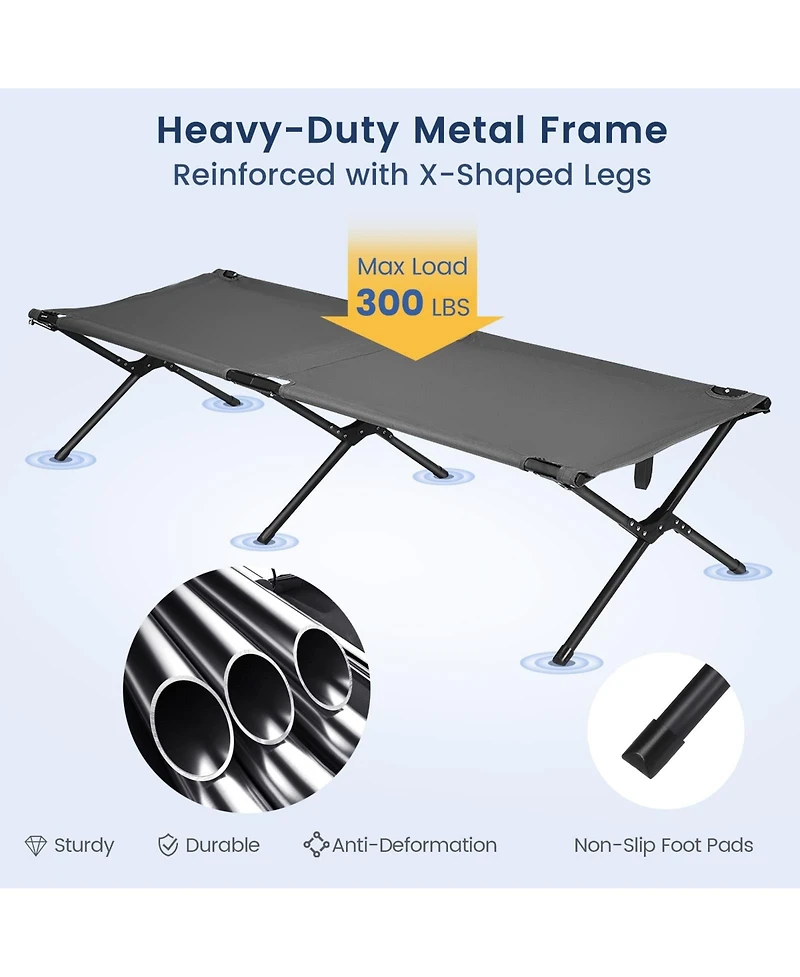 Adults Kids Folding Camping Cot