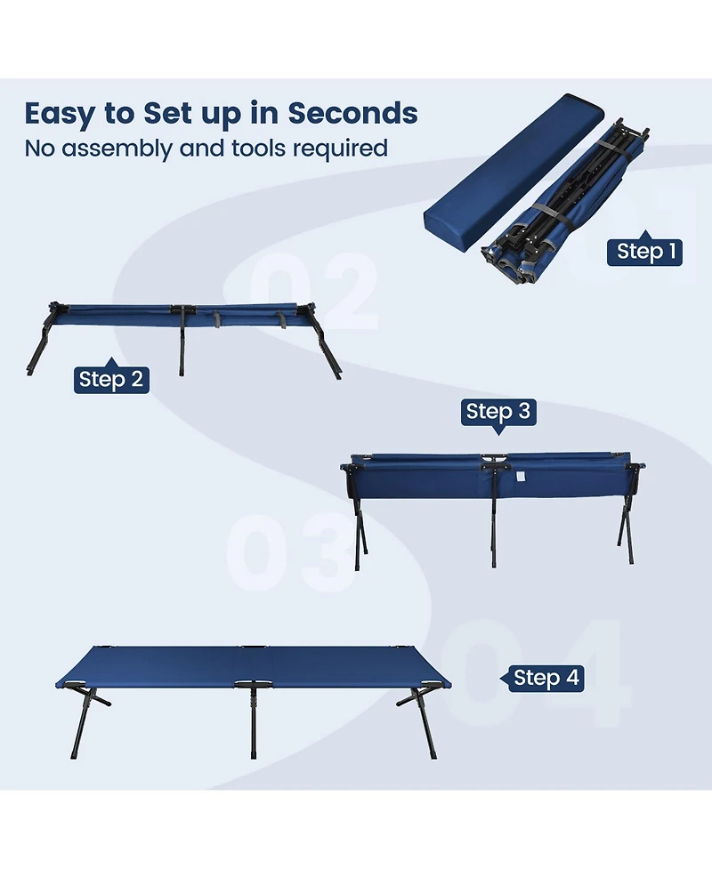 Adults Kids Folding Camping Cot