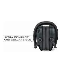 Walker's Razor Quad Electronic Muffs for Hunters and Shooters Black Large