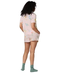 Gap GapBody Women's Notched-Collar Short Pajama Set