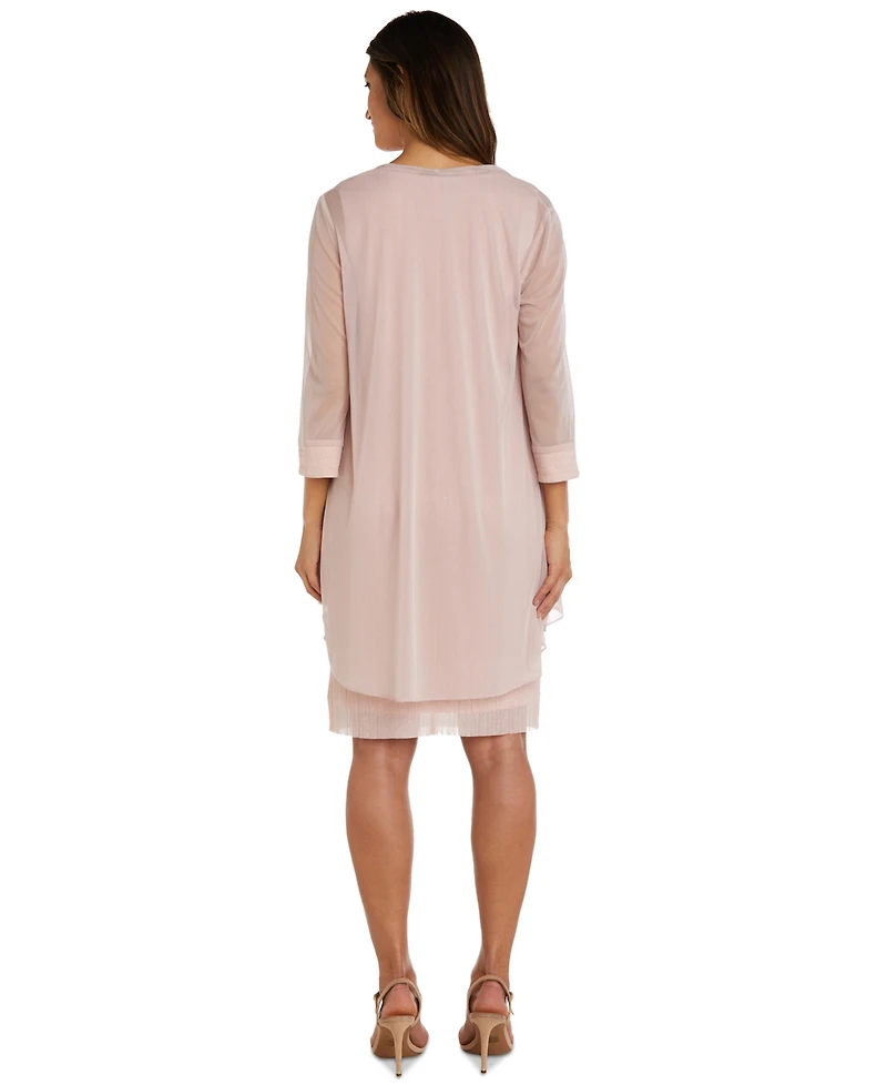 R & M Richards Petite Flyaway Jacket Dress