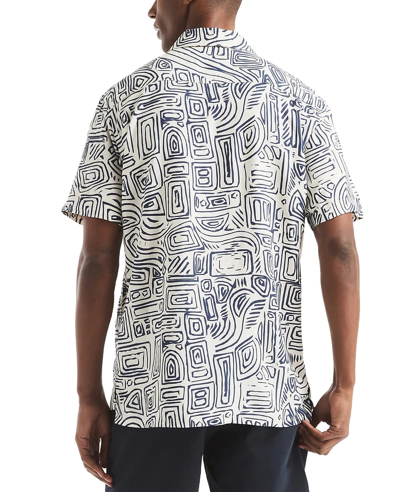 Beach Boys x Nautica Men's Printed Camp Shirt