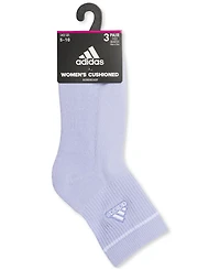 adidas Women's 3-Pk. Cushioned Sport 2.0 High Quarter Socks 5159153A