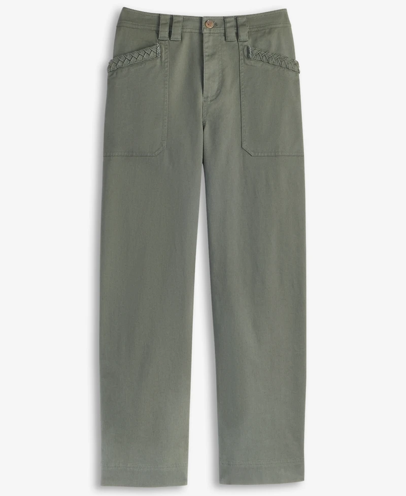 On 34th Women's Braided-Trim Cargo Pants, Exclusively at Macy's