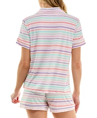 Roudelain Women's Yummy Notched-Collar Pajama Set