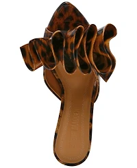 Steve Madden Women's Affinity Ruffle High-Heel Dress Mules