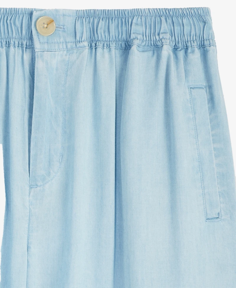 On 34th Women's Chambray Balloon Pants, Exclusively at Macy's