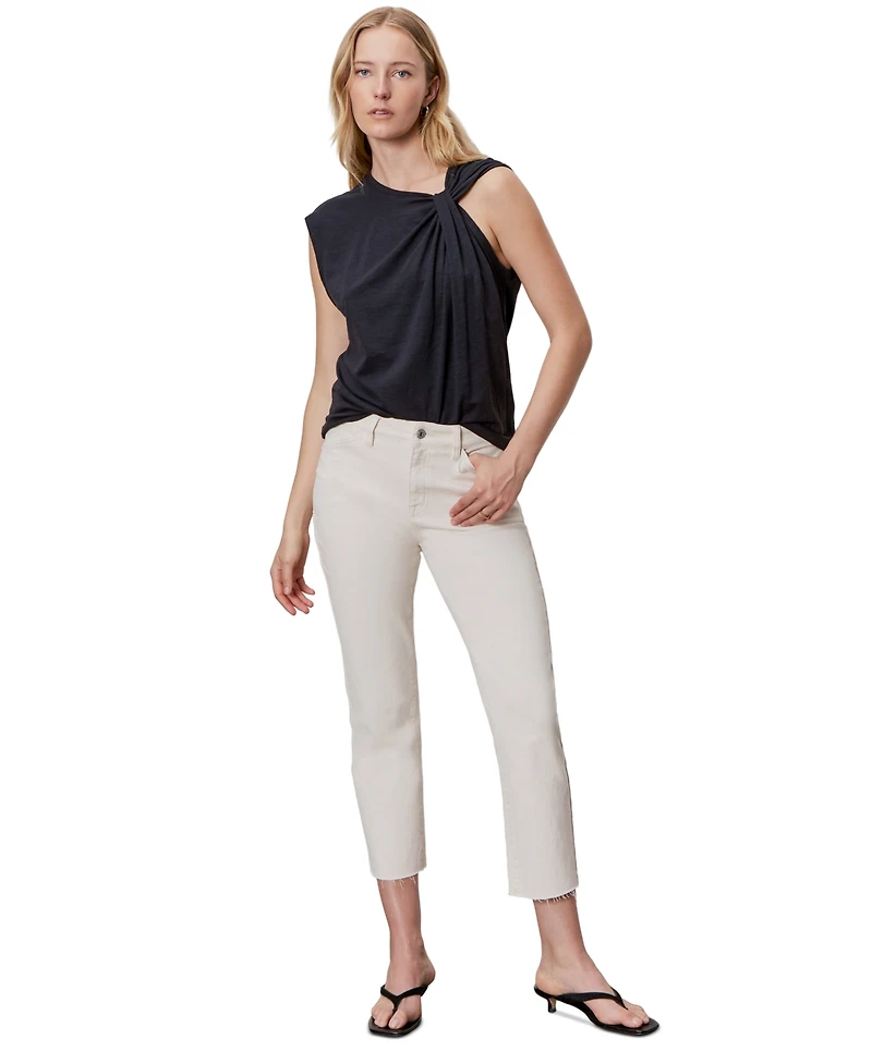Sanctuary Women's So Twisted Asymmetric Muscle T-Shirt