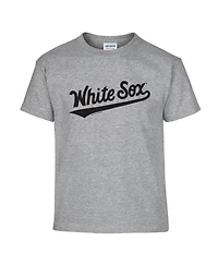 Soft as a Grape Big Boys and Girls 2-Pack Black/Gray Chicago White Sox T-Shirt Set
