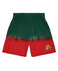 Mitchell & Ness Men's Green Seattle Supersonics Tie-Dye Shorts