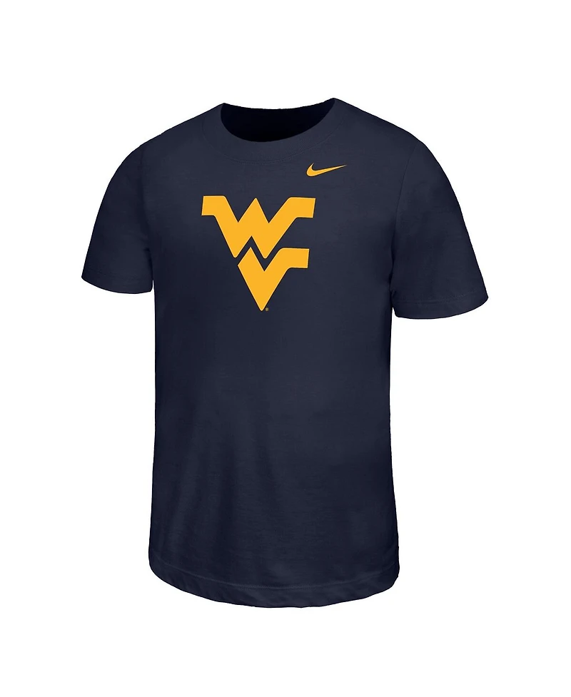 Nike Big Boys and Girls Navy West Virginia Mountaineers Legend Color Pop Performance T-Shirt