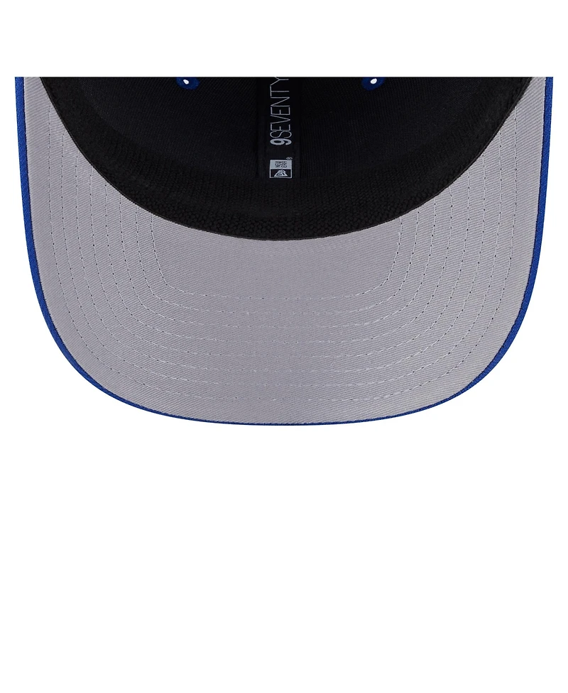 New Era Men's Royal Denver Broncos Main Trucker 9SEVENTY Stretch Snap Hat