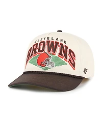 '47 Brand Men's Cream Cleveland Browns Pomona Rope Hitch Adjustable Hat
