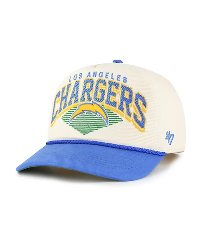 '47 Brand Men's Cream Los Angeles Chargers Pomona Rope Adjustable Hitch Hat