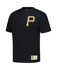 Mitchell & Ness Men's Roberto Clemente Black Pittsburgh Pirates Legends Collection Vintage Logo T-Shirt
