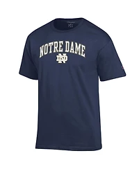 Champion Men's Navy Notre Dame Fighting Irish Arch Over Logo T-Shirt