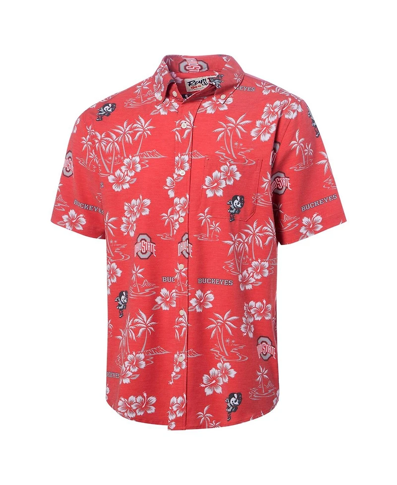 Reyn Spooner Men's Scarlet Ohio State Buckeyes Classic Button-Up Shirt