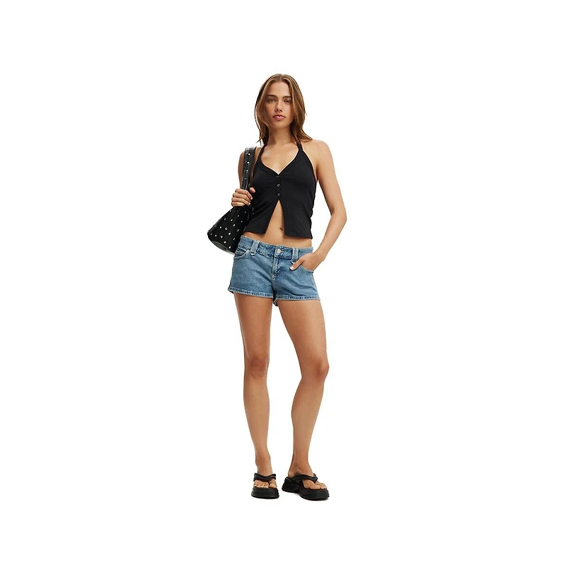 Cotton On Women's Micro Low Denim Short