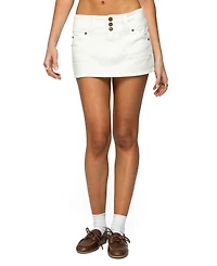 Edikted Women's Mckinley Denim Mini Skirt