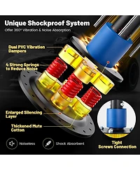 Freestanding Punching Bag Kickboxing Bag with Stand and Suction Cup Base