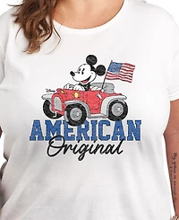 Hybrid Apparel Plus Disney Mickey American Original Graphic T-Shirt