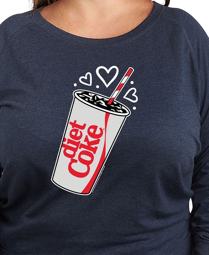 Hybrid Apparel Plus Coca-Cola Hearts Graphic Pullover T-Shirt