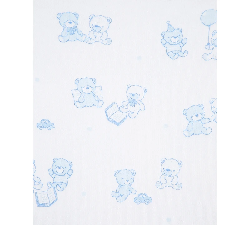 Little Me Baby Boys Cotton Bears Bodysuits & Pants, 5 Piece Set