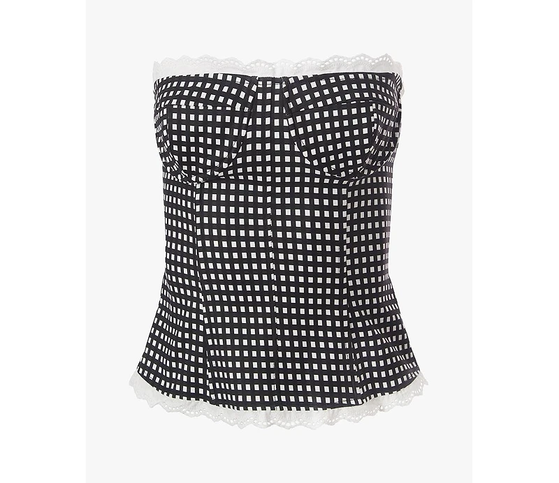 WeWoreWhat Women's Strapless Corset