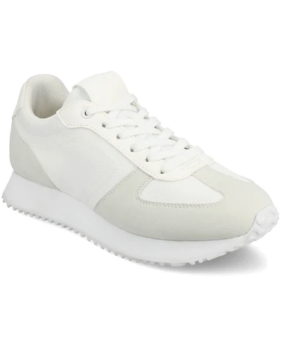 Journee Collection Women's Flow Lace Up Jogger Sneakers