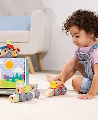 Melissa and Doug Blockables Vehicles Playset