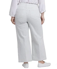 Nydj Plus Wide Leg Ankle Jeans