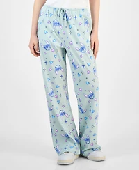 Disney Juniors' Stitch Allover-Print Drawstring Pants