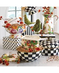Mackenzie-Childs Courtly Check 5-Quart Casserole Dish