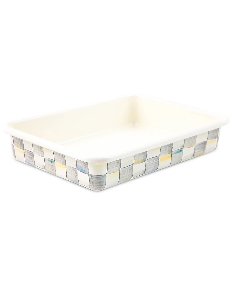 MacKenzie-Childs Sterling Check 9" x 13" Baking Pan